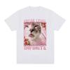 Freak Level Infinite Funny Cat Meme T-shirt Kitten Lover Gift Men Women Short Sleeve T-shirts Casual Cotton Oversized Tee Shirt