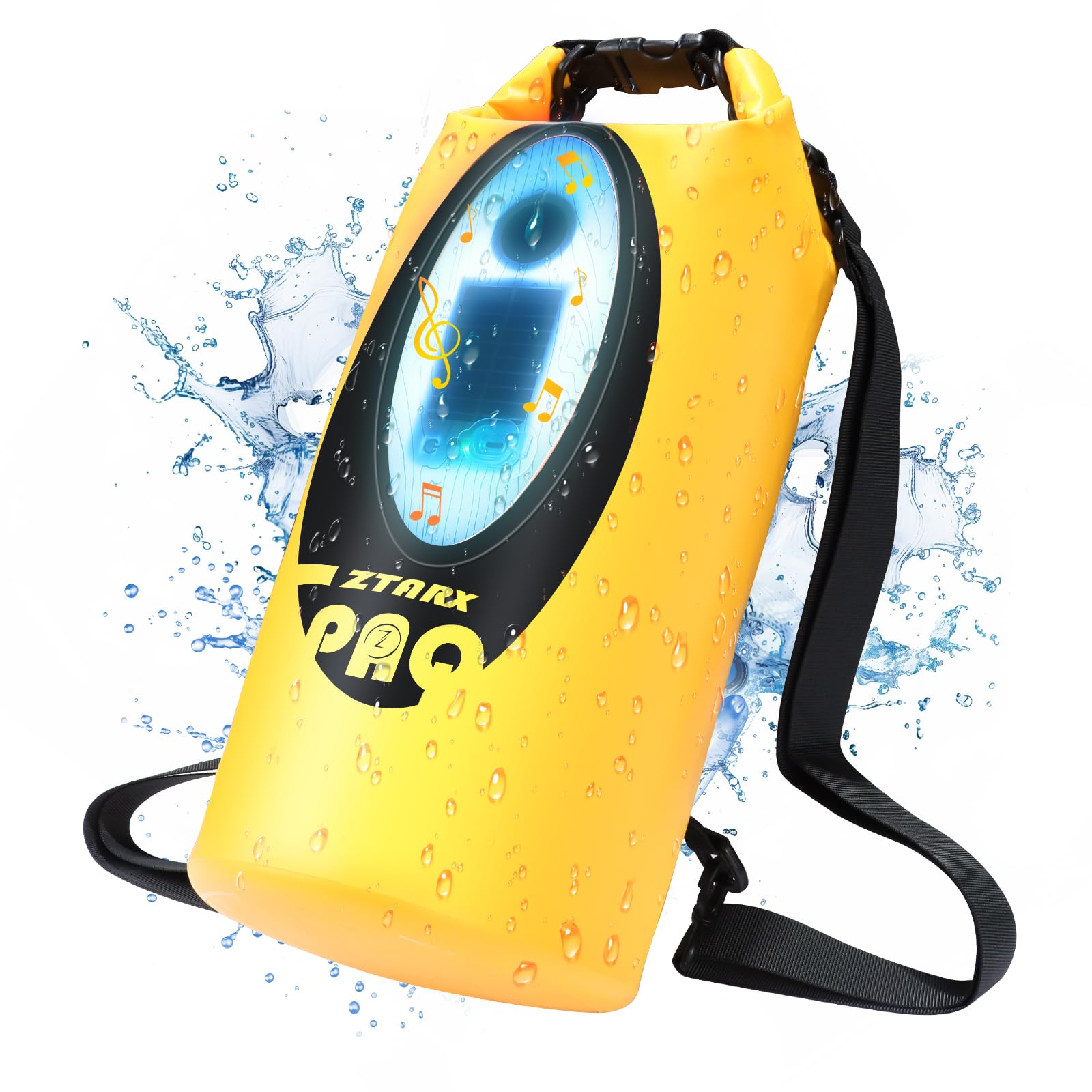 

SELORSS x ZTARX Водонепроницаемый Сухой Большой Стильный Водонепроницаемый Bluetooth Регулируемый RGB 2000 мАч Солнечный 10 л Полностью Легкий и Легкий в Идеально подходит для и жёлтый