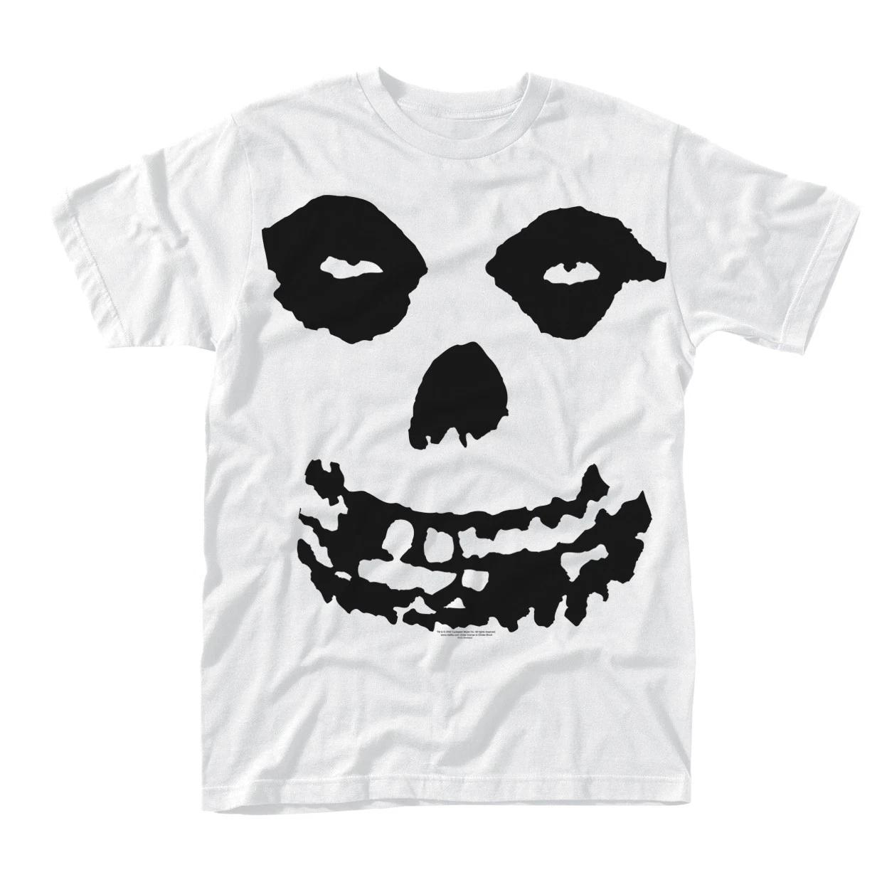 Misfits Skull White 100% Cotton T-shirt Mens Tees Top - NEW 3XL