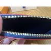 Used LOUIS VUITTON Navy Card Case