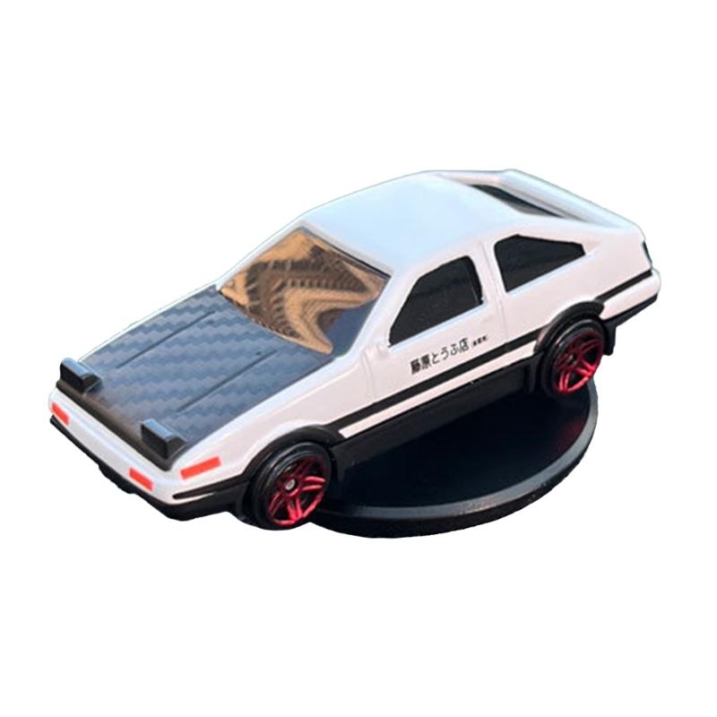 Car Ornament Mini Drift Rotating Car Model Decors Automotive Interior Decoration Dashboard Center Console Mount Ornament