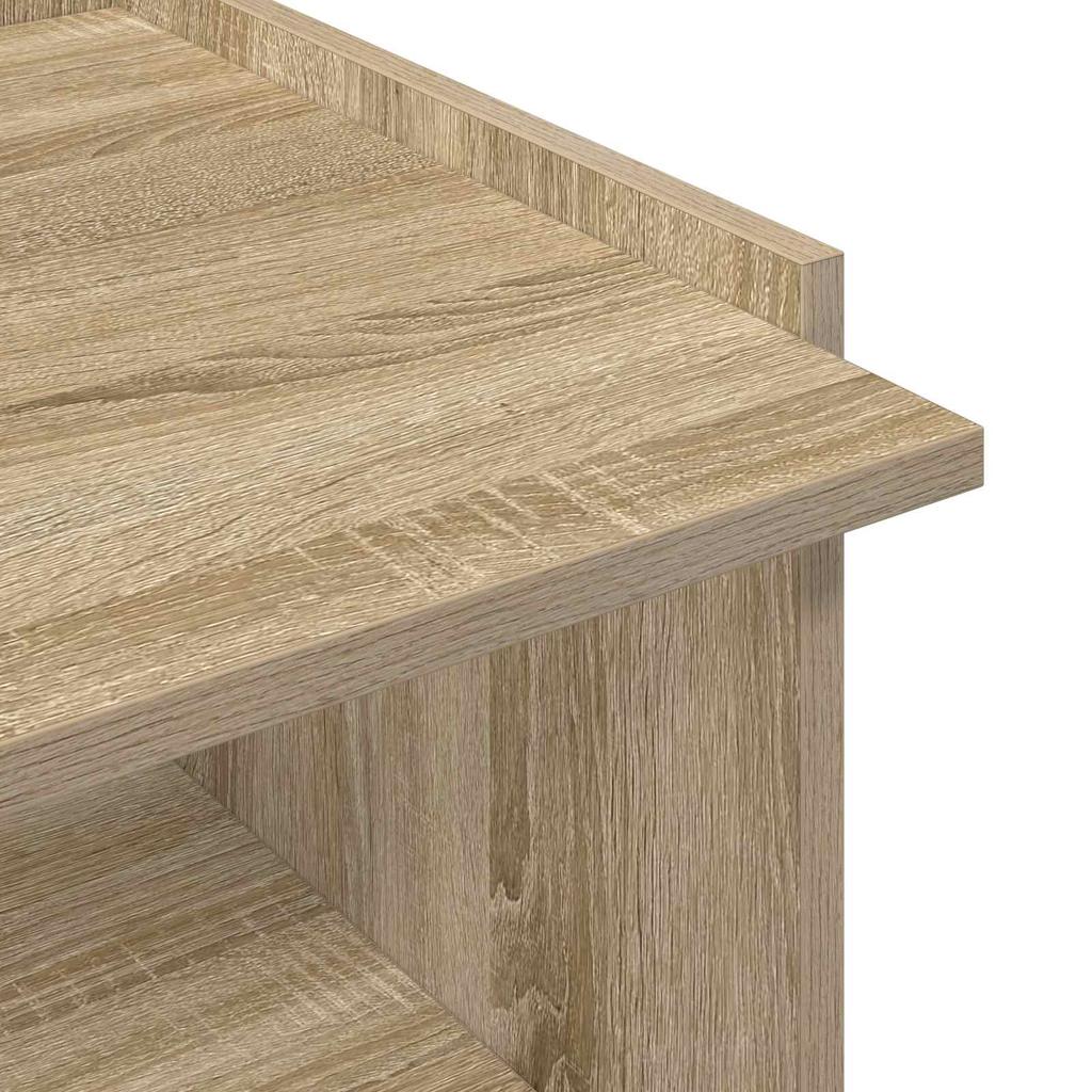 Coffee Table Sonoma Oak 50.5 x 50 x 33 cm Particleboard