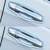For VW Golf 7 MK7 MK7.5 2014- Car Smart Door Handle Cover Sticker Moulding Trim Exterior Protective Decor Accessories