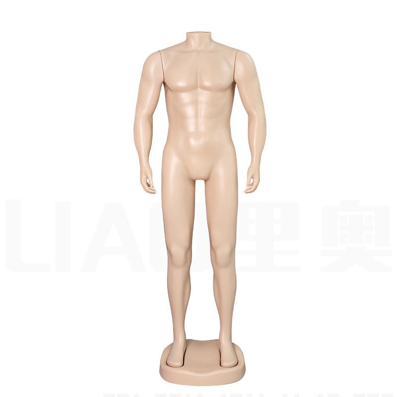 

Plus-Size Muscular African Male Mannequin for Men s Clothing Display