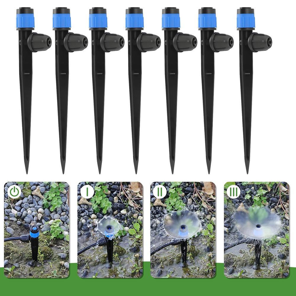 Enhanced Adjustable Fountain Spray Drip Head - Micro Sprinkler for Balcony & Fruit Tree Root Irrigation