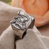 Nový design Vintage podkova a hlava koně Thajské stříbro Unisex Párty prsteny Originální Pro ženy Muže Dárky