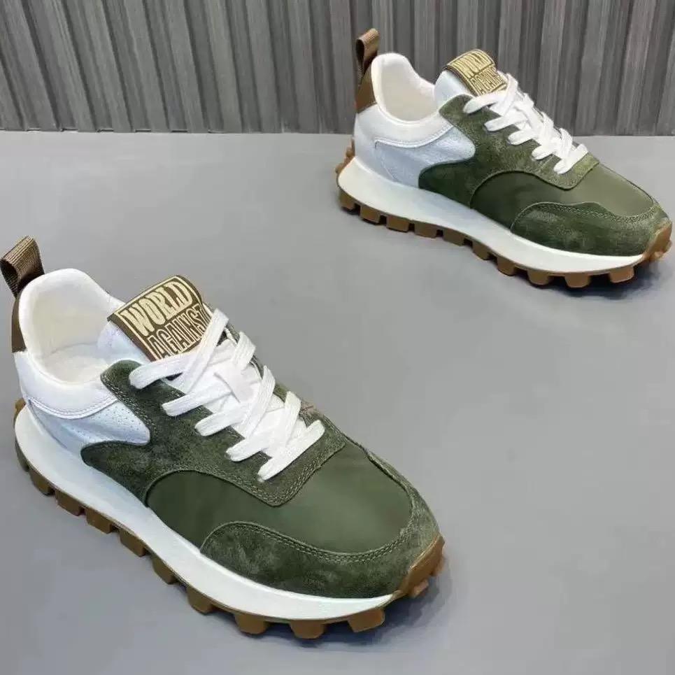 

High Quality Men Sports Shoes Comfortable Men s Casual Shoes Breathable Wear-resistant Mens Thick-soled Shoes Zapatillas Hombre 39