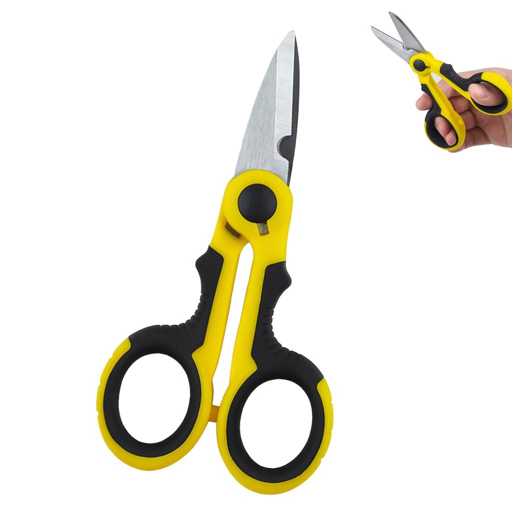 Stainless Steel High Power Fishing Line Scissors Heavy Duty Marine Grade Rust Resistant for Anglers Fishing Gear Tool