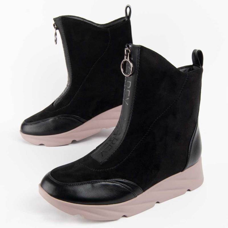 Botín De Cuña Para Mujer.  Montevita  Calig6  100964 41 noir