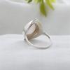 Rose Quartz Silver Ring, Silver Jewelry, 925 Sterling Silver Handmade Jewelry, Women Silver Ring