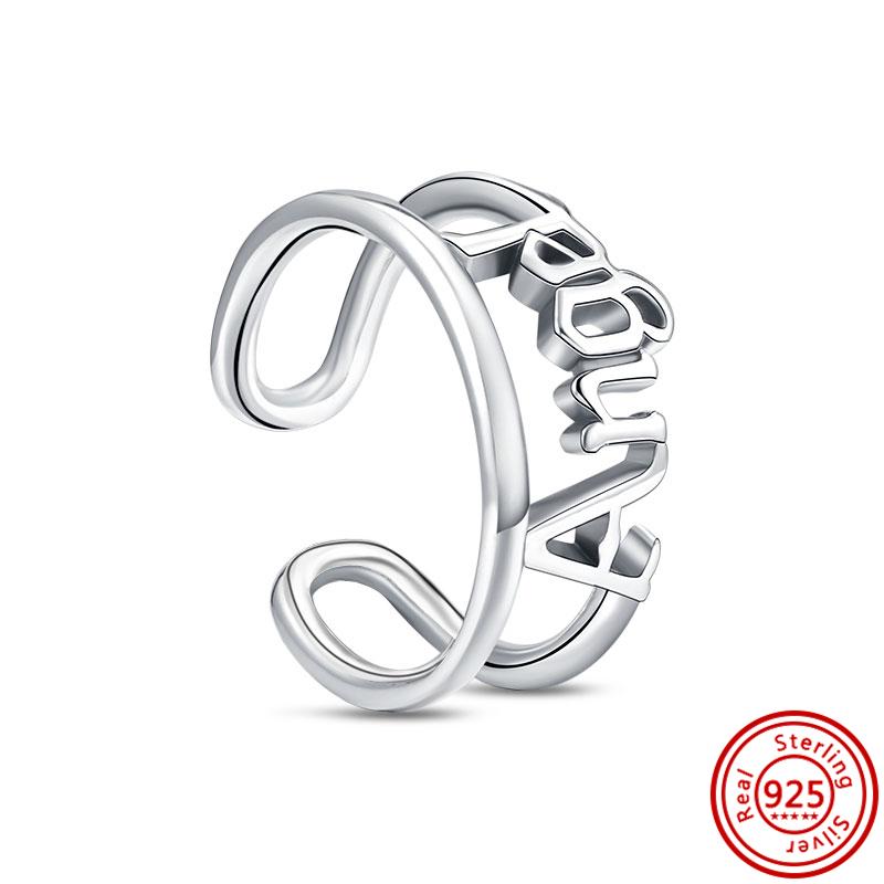 

Authentic 100% 925 Silver Crown Heart Flower Bowknot Wing Clear Zircon Sparkling Ring for Women Jewelry Wedding 7