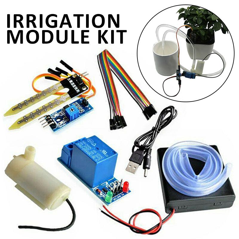 

PDTO 1 комплект ирригационного модуля DIY Kit Обнаружение влажности грязи Автоматическая накачка