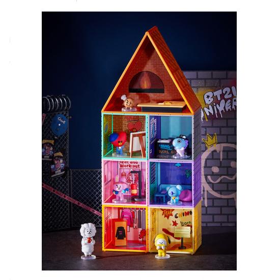 BT21 MINI FIGURE HOUSE 5thANNIVERSARYセット BT21 RJ 5th Anniversary Mini Dollhouse Figurine – LINE
