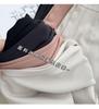 Pantalones Rectos Cropped de Cintura Alta para Mujer Primavera/Verano 2026 con Cintura Elástica Trasera