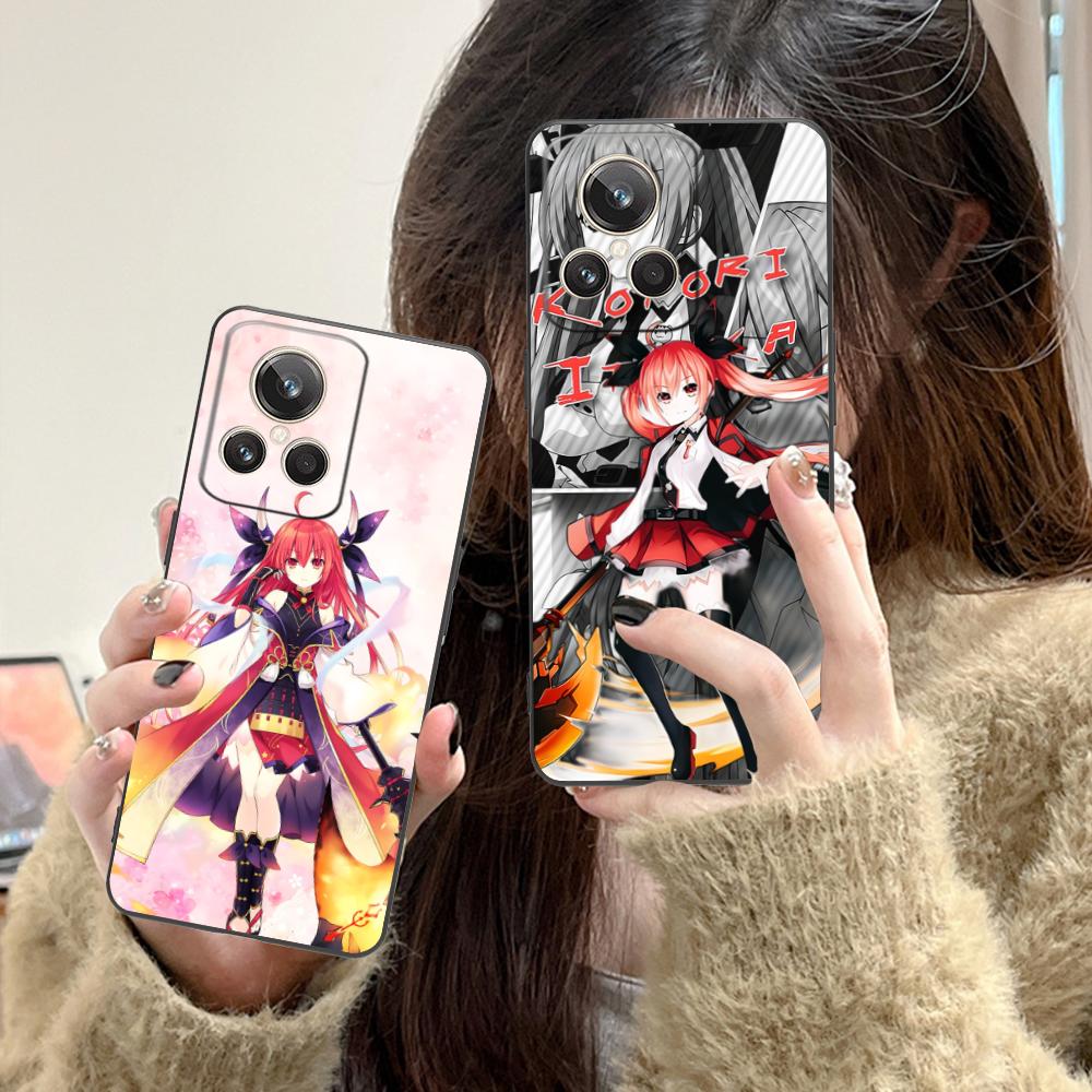 Date a Live Kotori Itsuka TPU Mobile Phone Case for Realme 15 14 13 12 11 10 9 Pro Plus T i Lite 5G Colorful Printing Cover