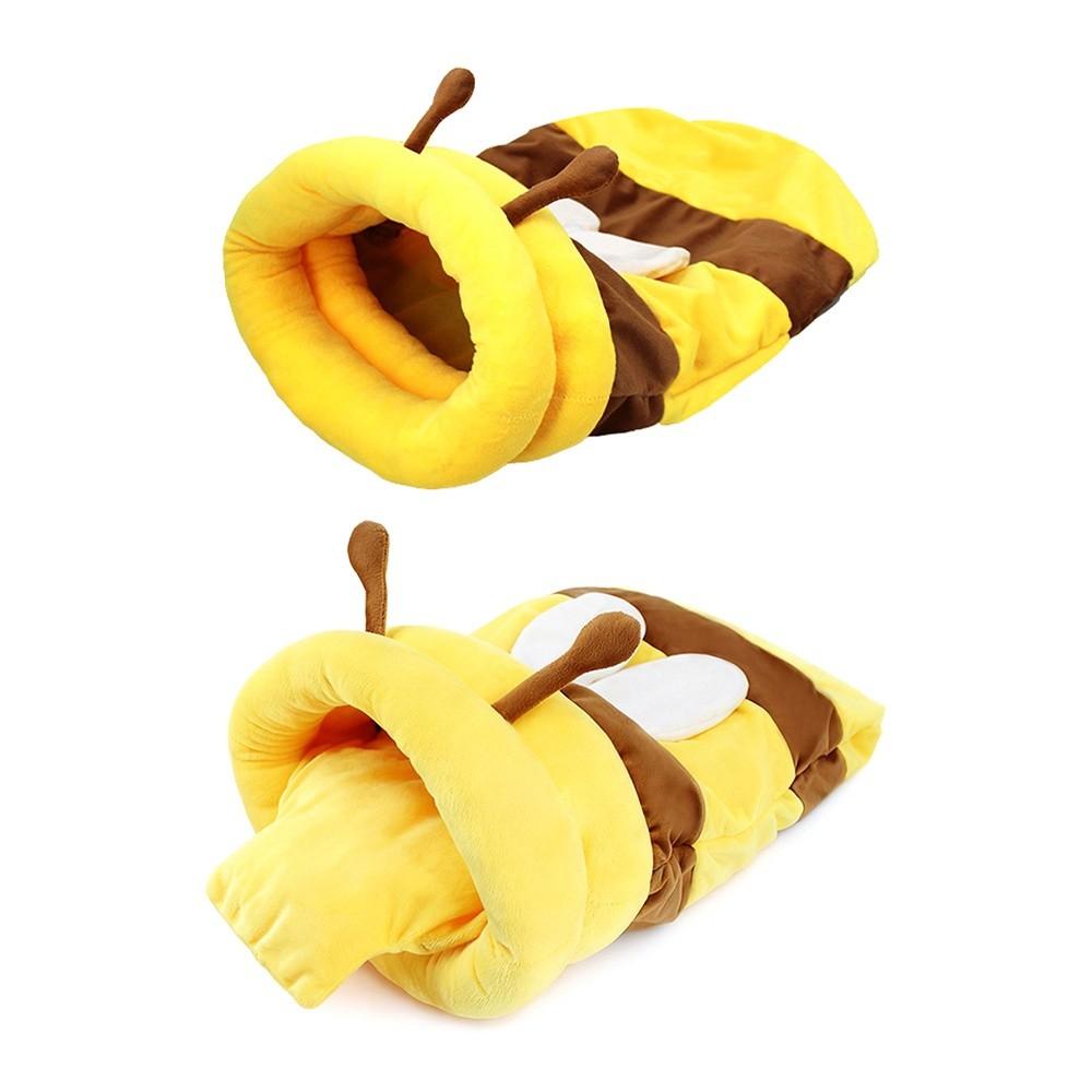 New Honey Pot Cave Cat Sleeping Bag Thickened Warm Soft Honey-filled Cat Bed Washable Comfortable Pet Cat Bed