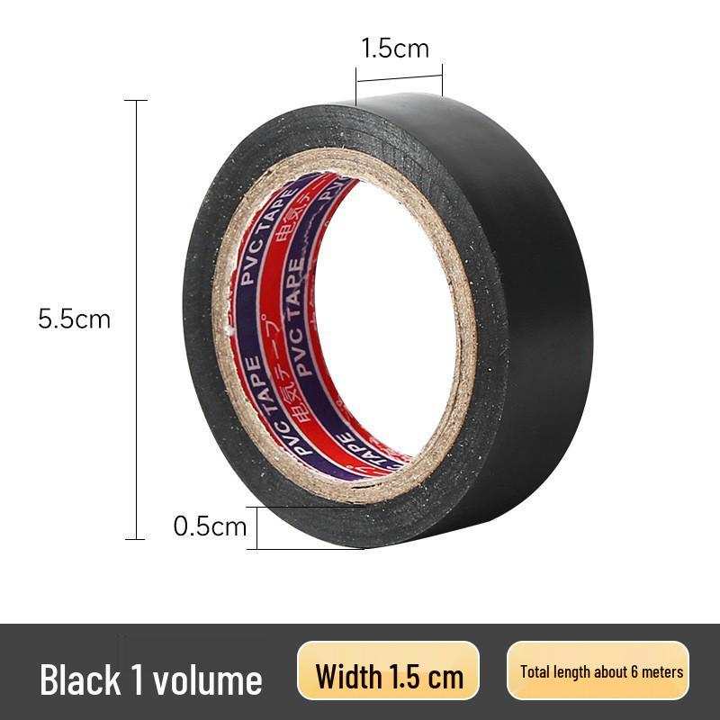Черная ПВХ Огнестойкая Водонепроницаемая Самоклеящаяся Электроизоляционная Лента для Высоковольтной Изоляции