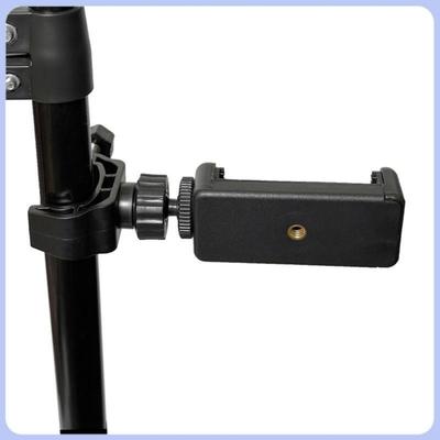 45°Rotating Camera Mount Phone & Mic Stand with MultiDevice Expansion Clamp for Action Cameras DSLR Photography Needs
