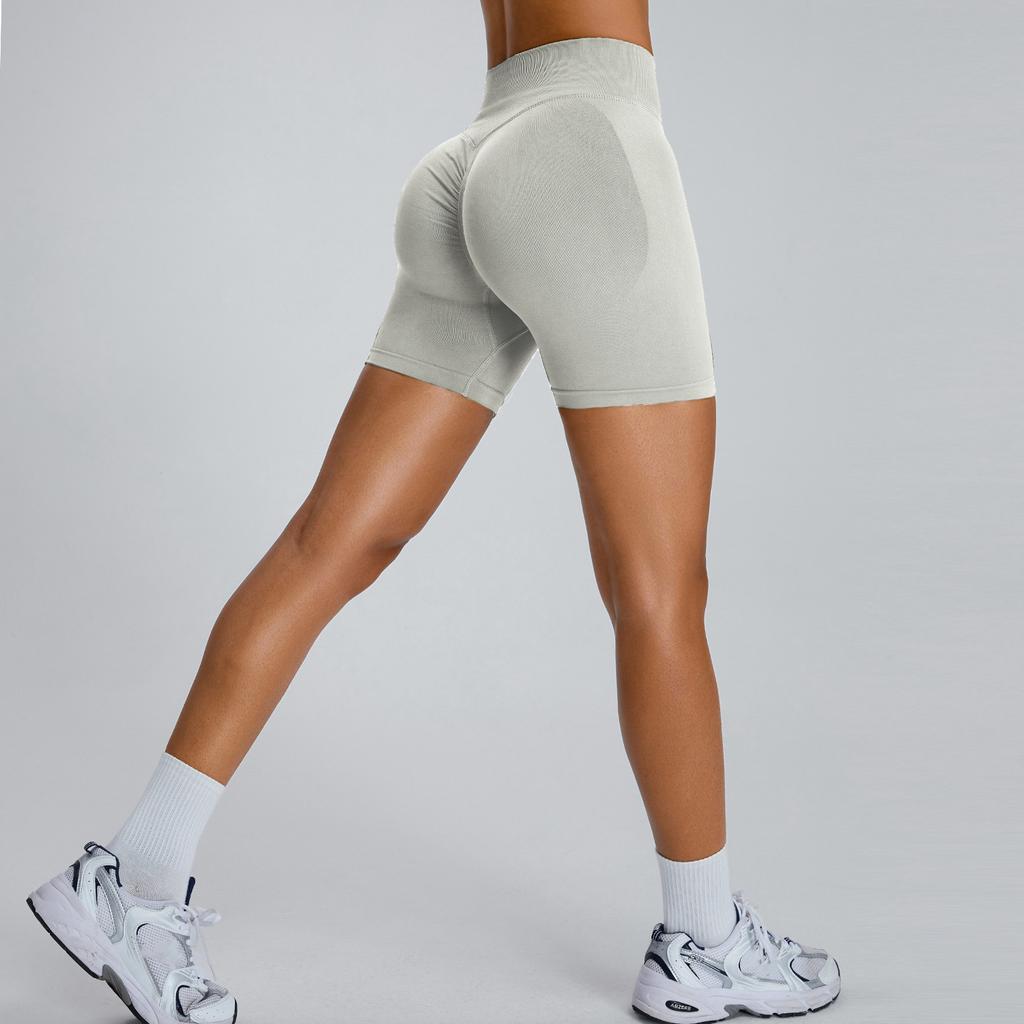 European and American Three-point Fitness Shorts Women's High-waisted Peach Hip-lifting Tight Quick-drying Yoga Shorts