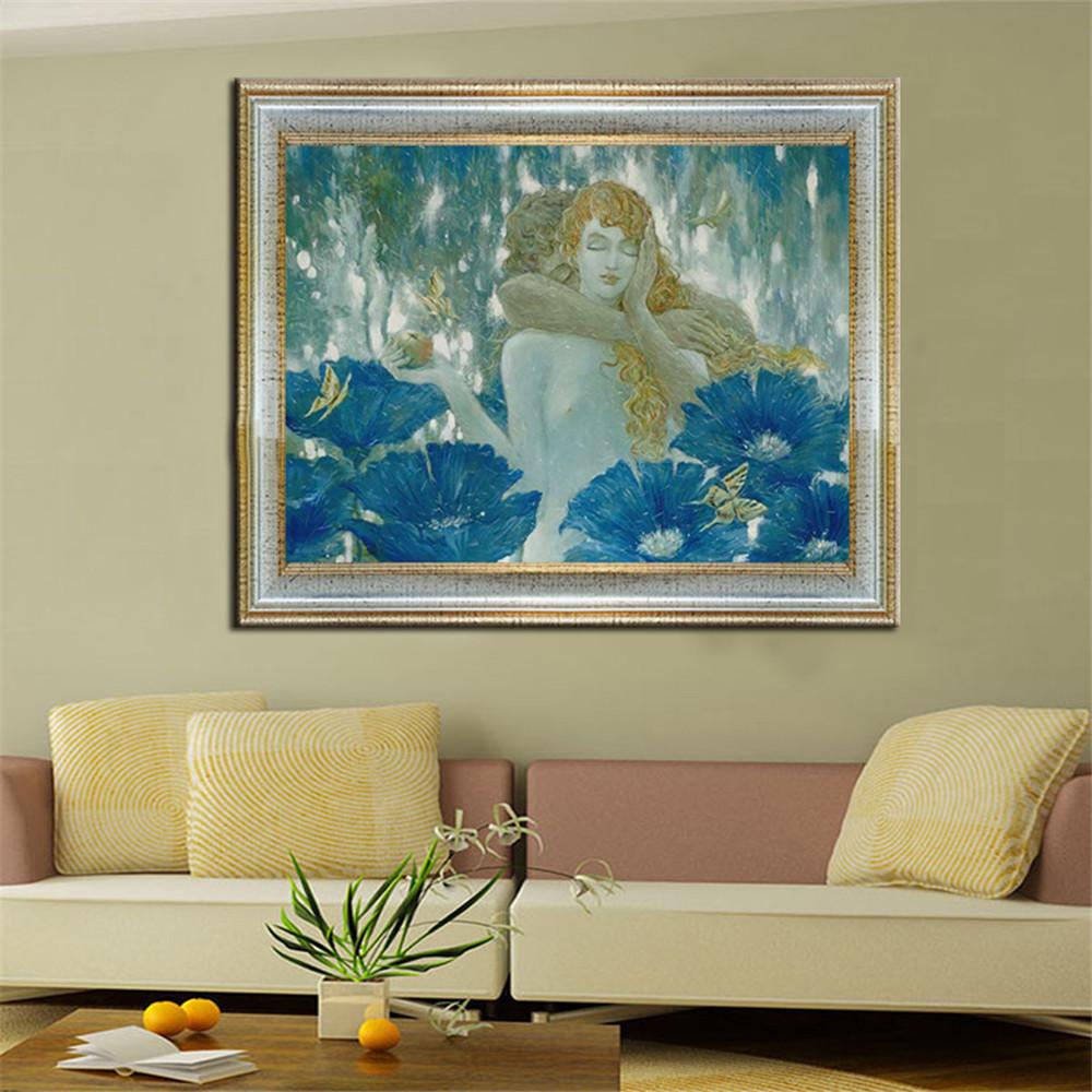 

HUACAN алмазная живопись цветок пейзаж стразы картины Алмазная мозаика полный дисплей домашний декор Алмазная вышивка Full square 25*30 cm