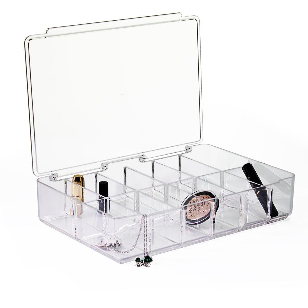 Luxury Large-Capacity Cosmetic Organizer for Lipstick & Skincare with Multi-Functional Compartments