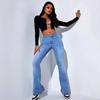 Women's Jeans High Waist Stretch Comfortable Flared Pants Denim Pants