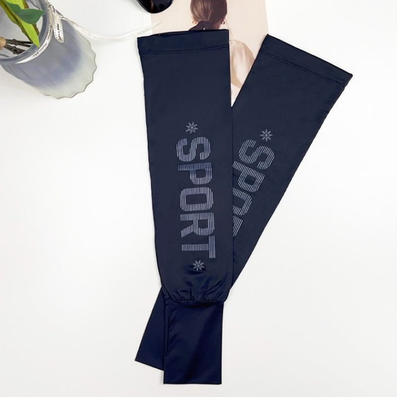 Sunscreen Sleeves Men's and Women's Summer Ice Silk Loose Sleeves Ice Sleeves Ultraviolet Protection Breathable Outdoor Cycling Arm Guard