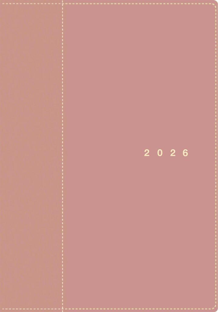 Takahashi 2026 April Charm Light 639 Planner, Start, B6, Weekly, 9, Rosewood, No.