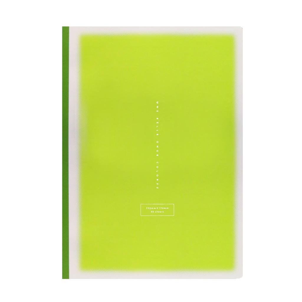 KOKUYO Design Notebook Colorai 6 30 Sheets Green A-lined No. (Semi-B5) F-VKN122NG