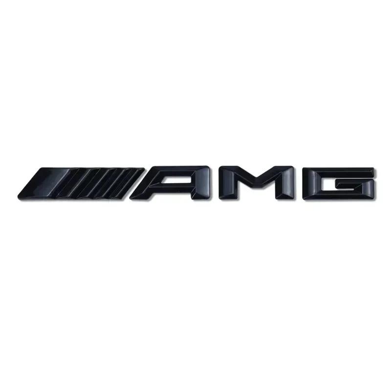 

Car 3d Rear Letter Emblem Trunk Sticker for Mercedes Benz AMG C E S GLE GLS CLC Class W204 W203 W205 W124 W221 W213 W212 чорний