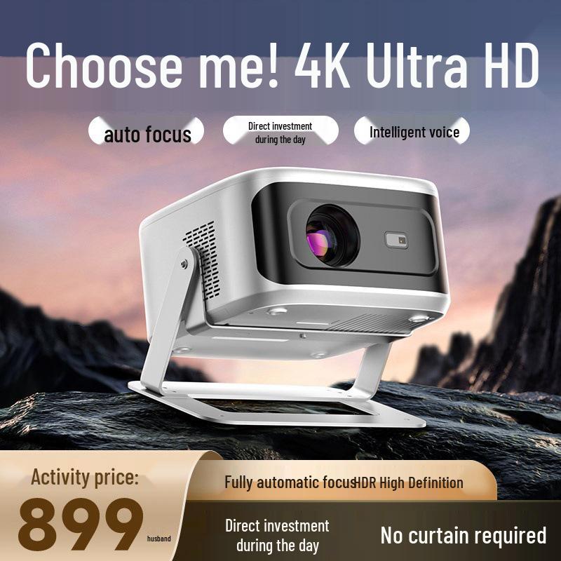 Germany 2026 4K Home Projector with Phone Screen Mirroring for Home Theater and Office Use