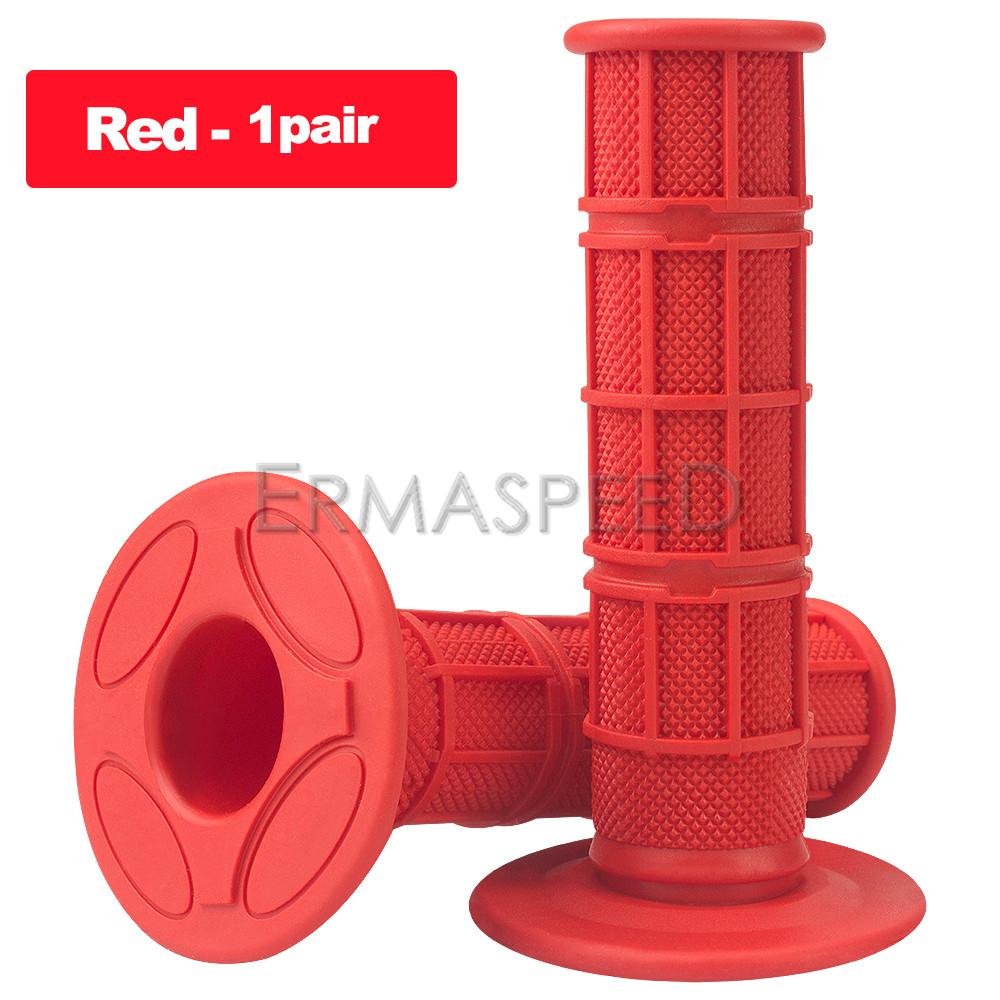 7/8"; 22mm 25mm Motorcycle Hand Grips Non-slip Rubber Bar End Handlebar Throttle Grips Universal Sport Dirt Bike Motocross