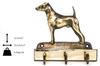 Foksterier Krótkowłosy  - Wieszak Na Klucze Z Psem, Mosiężny Uchwyt Na Psie Akcesoria, Elegancka Ozdoba Do Korytarza Marki Art-Dog