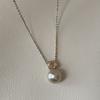 Zircon Pearl Pendant Necklace Luxury Trendy Clavicle Chain for Women