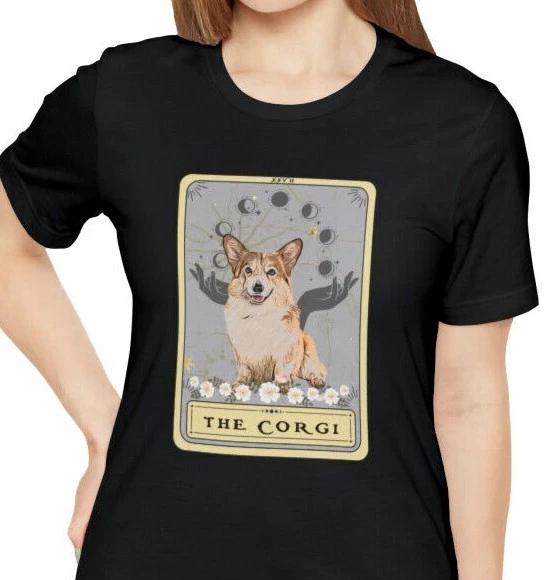 Corgi Dog Shirt Corgi Mom tShirt Corgi Tarot Card Shirt Corgi Lover tShirt Corgi 3XL