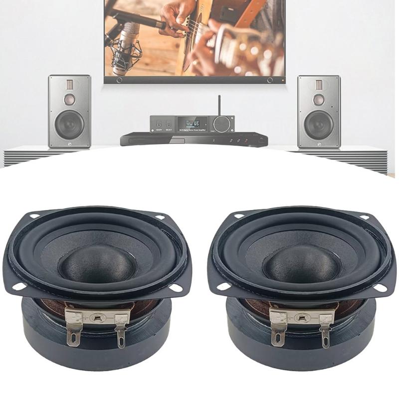 1Set 3inch Full Frequency Speaker Perfect for DIY Projects Low Frequency Subwoofer Loudspeaker Tweeters