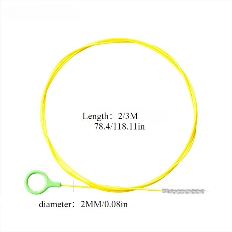 Xiaomi 2/3m Sturatubi per Fognature Auto Spazzola per Pulizia Tetto Apribile Auto Tubo Lungo Foro di Scarico Sturatubi Scarico Strumenti per la Pulizia Auto Accessori Auto