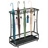Iron Hotel Umbrella Stand  Minimalist Lobby Organizer  Long and Foldable Umbrella Holder Sturdy Storage Rack