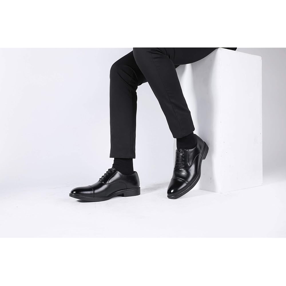 TOKYO BROTHER Lightweight Men's Business Shoes, Comfortable for Running, Non-Slip, Size 265, Black
