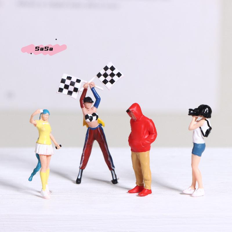 S-1 Pc 1/64 Miniature Sand Table Figure Model Diorama - Creative Photography Prop Collection Decoration For Scenery Layout