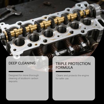 Automotive Engine Carbon Deposit Cleaner - Cleans Carbon Deposits, Maintains Smooth Engine Operation, Suitable for