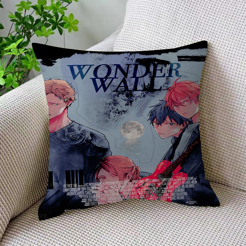 Anime Given Cushion Cover Inches Farmhouse Decor Home Throw Pillow Covers for Couch Decorations