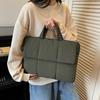 Damen Mode Handtasche Große Kapazität Leichte Laptoptasche Texturiert Lässiges und Einfaches Design Tasche für Reisen Arbeit Pendeln