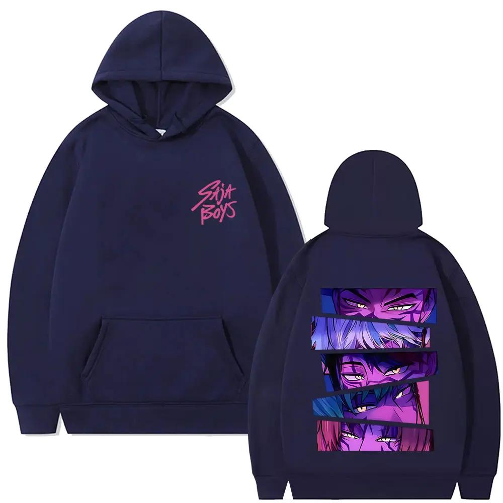 

Movie KPop Demon Hunters Saja Boys Eyes Graphic Hoodie Unisex Vintage Sweatshirt Men Women Korean Fashion Trend Pullover Hoodies 3XL