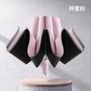 10-Bone Vinyl Automatic Car Reverse Umbrella Hemming Reflective Weather and Rain Umbrella Three-fold Parasol