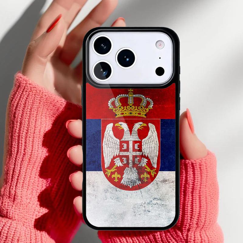

Serbia Flag soft Phone Case for iPhone 17 Air 16e 15 14 13 Pro Max Back Cover for 12 11 Pro Coque iPhone 14 Pro Max