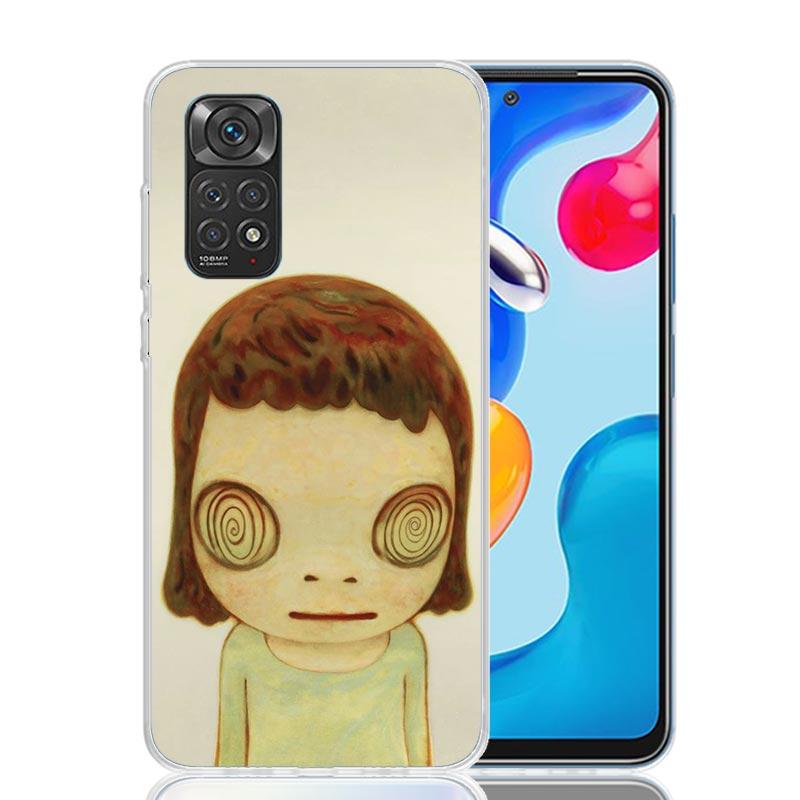 Y-Yoshitomo Nara Phone Case For Xiaomi Redmi Note 15 14 13 12S 12 Pro Plus 11S 11E 11 11T 10S 10 Art Soft Pattern Cover Redmi No