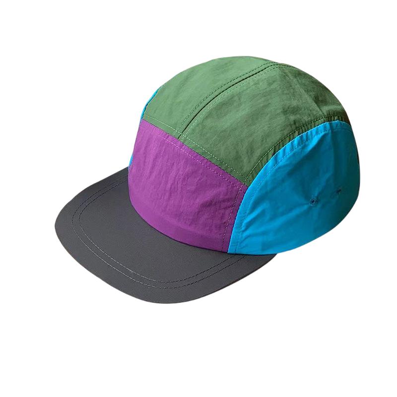 Color-Blocked Quick-Drying Baseball Cap Summer Sun Protection Hat  Sports Style Outdoor Mountaineering, Hip-Hop Street Style