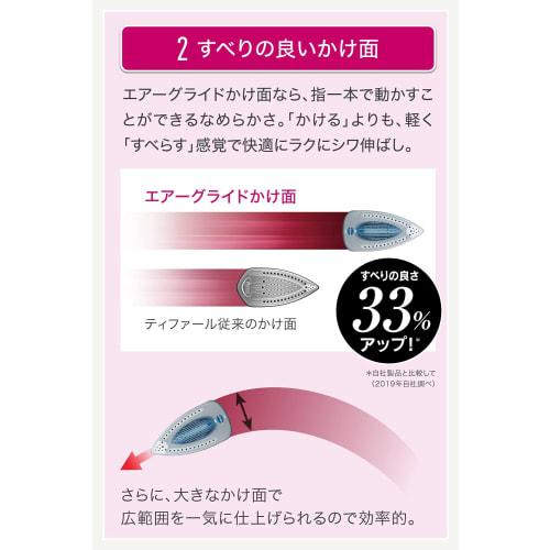 Tefal Powerful Steam Max 60g/min Corded Steam Iron "Comfort Glide 2693" Air Glide Hanging Surface FV2693J0