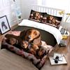 Cozy Puppy Set for Relaxation Moments Exquisite three-piece bedding set gift for kids and adults